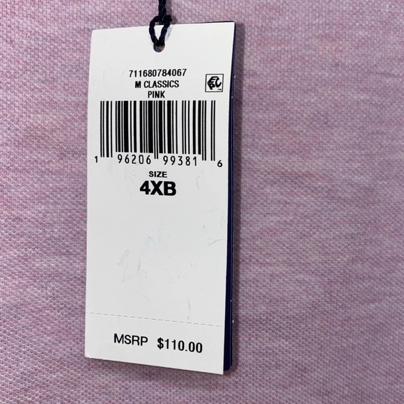 RALPH LAUREN POLO MENS PINK 4XB NWT GOLF SPRING SUMMER SHIRT TENNIS BIG TALL - Picture 13 of 14